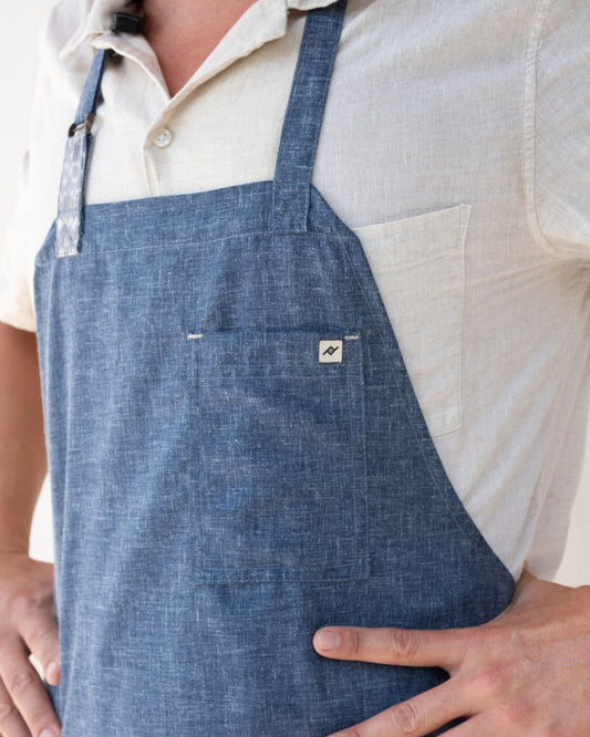 Mandil Lino Mezclilla
