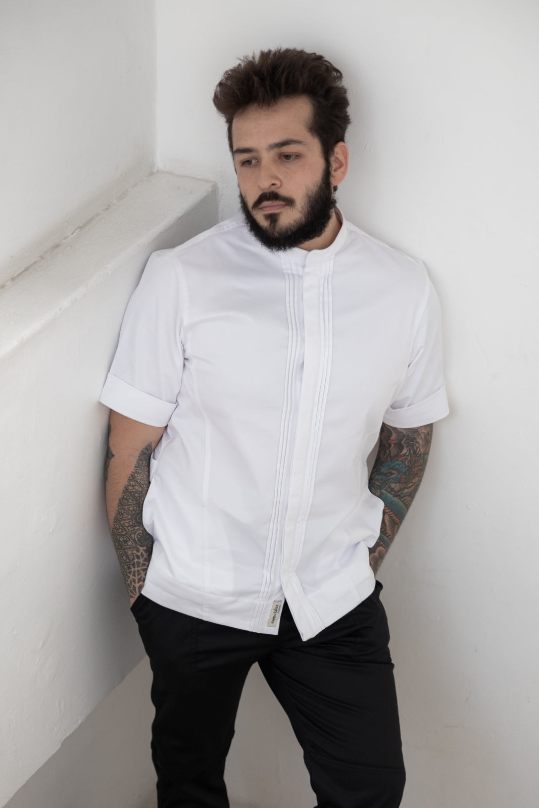 Camisa de Trabajo Esencial Blanca