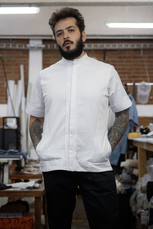 Camisa de Trabajo Esencial Blanca