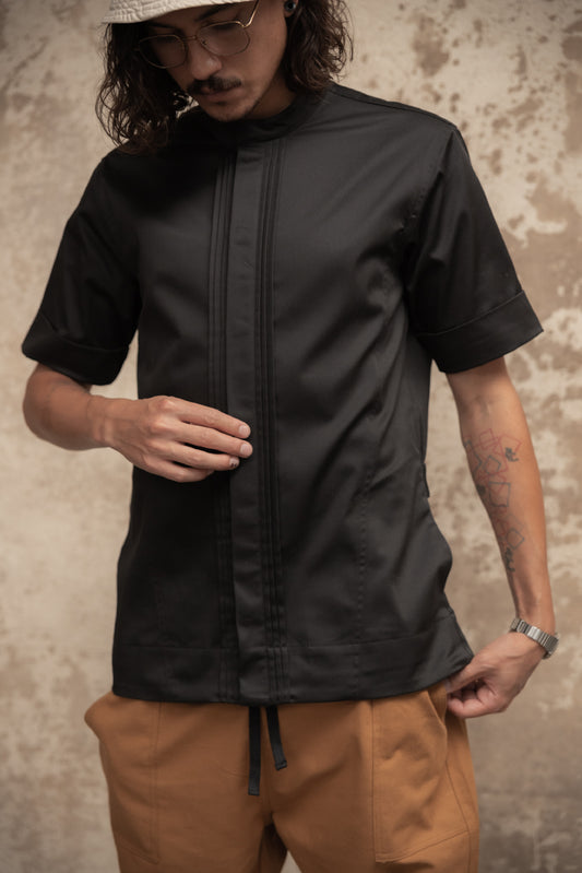 Camisa de Trabajo Esencial Negra