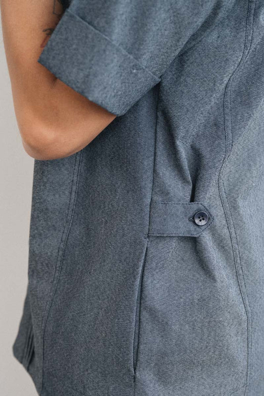 Camisa de Trabajo Esencial Denim Folklórika, Ropa de Trabajo Esencial