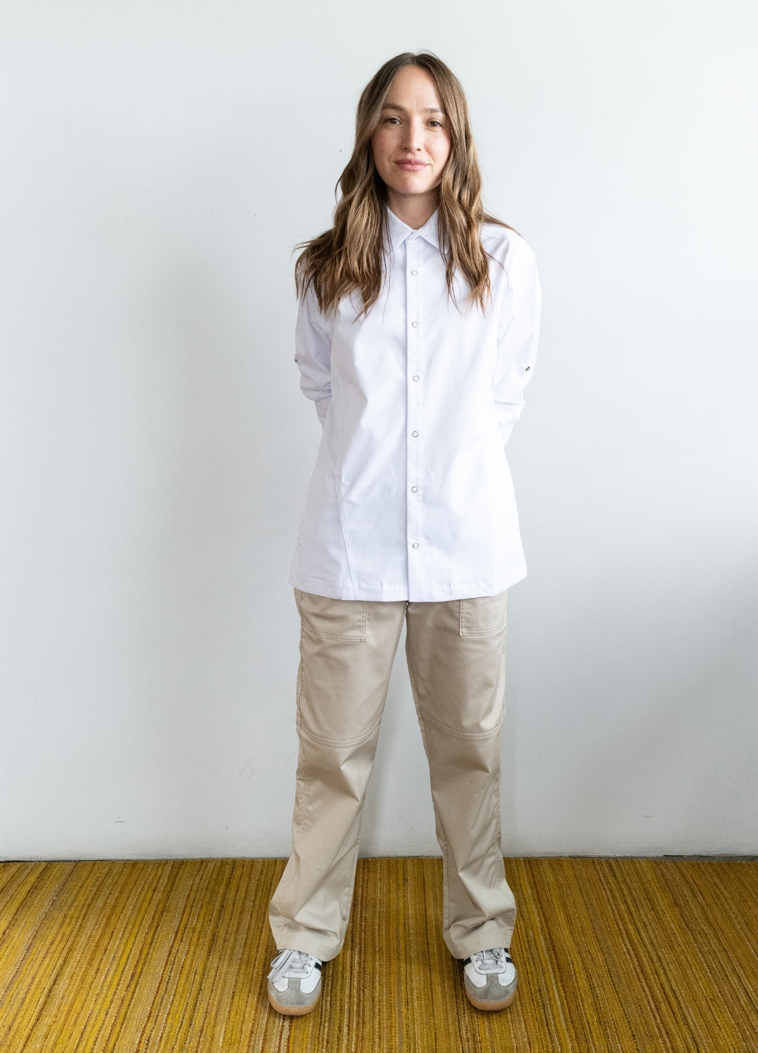 Camisa Bistró Unisex Blanca