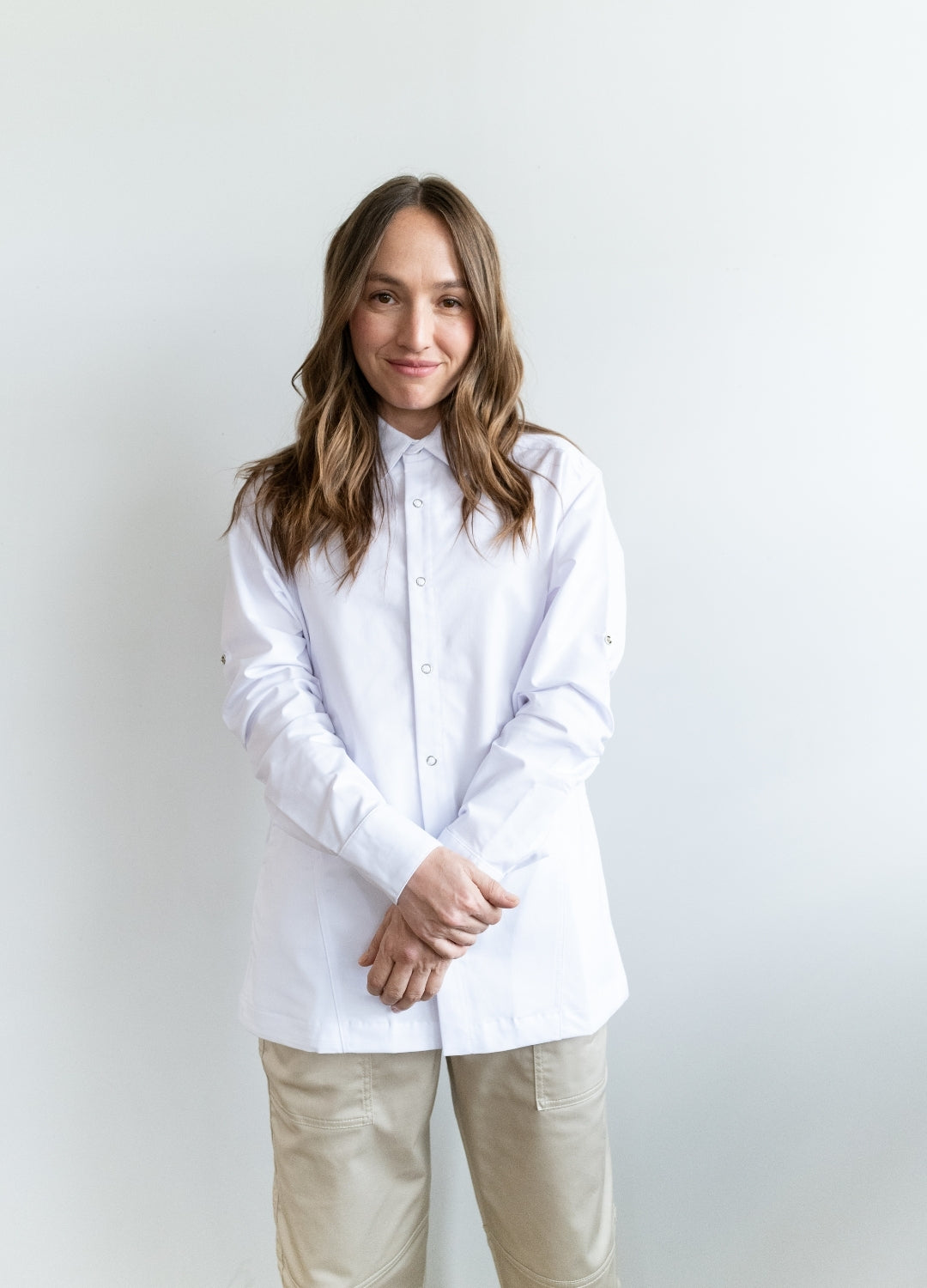 Camisa Bistró Unisex Blanca