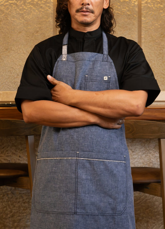 Mandil Lino Mezclilla