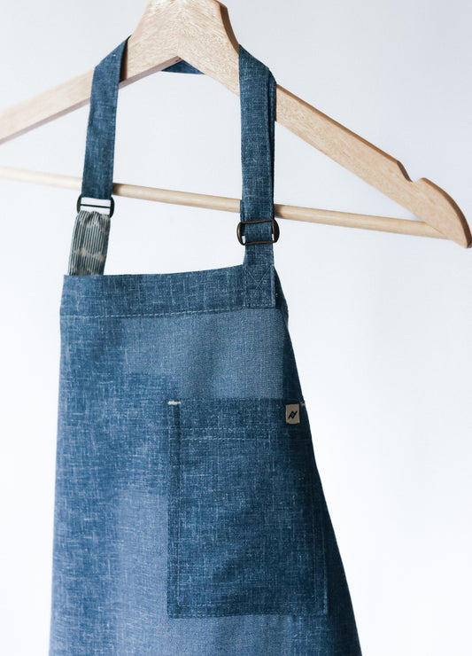 Mandil Lino Mezclilla