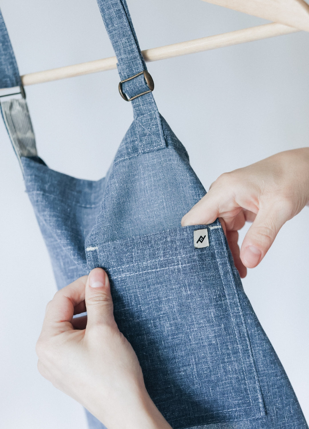 Mandil Lino Mezclilla