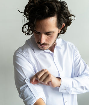 Camisa Bistró Unisex Blanca