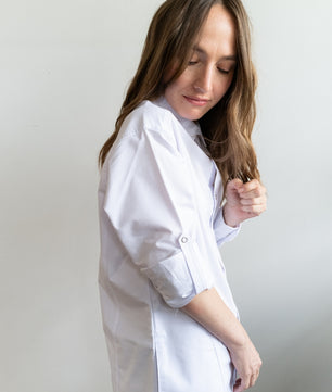 Camisa Bistró Unisex Blanca