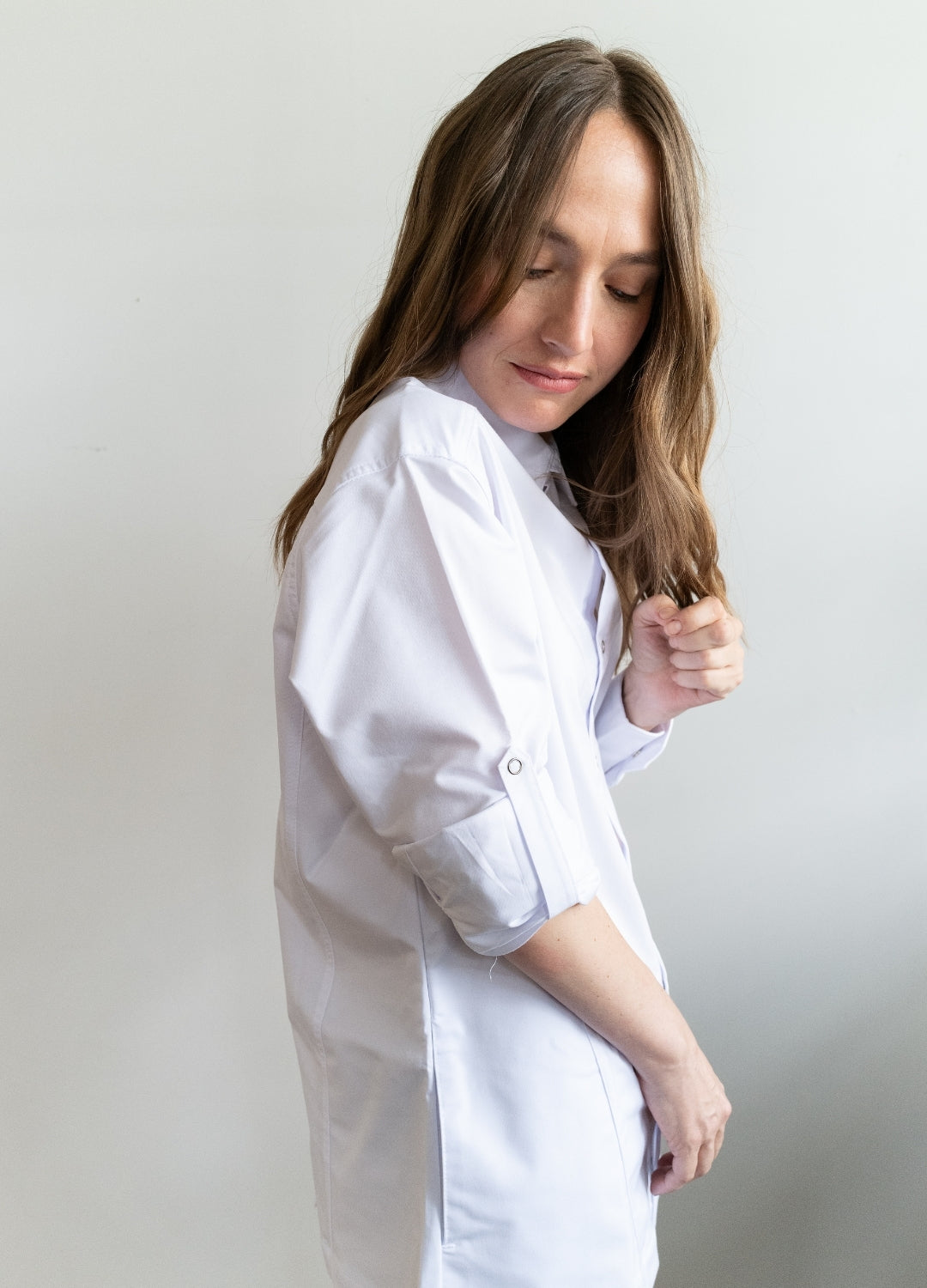 Camisa Bistró Unisex Blanca