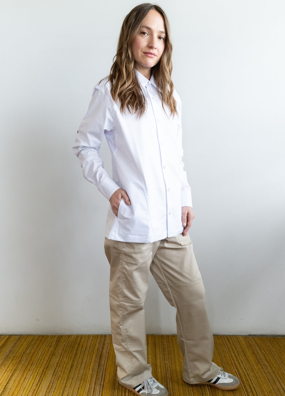 Camisa Bistró Unisex Blanca