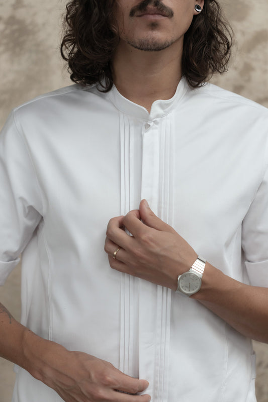 Camisa de Trabajo Esencial Blanca
