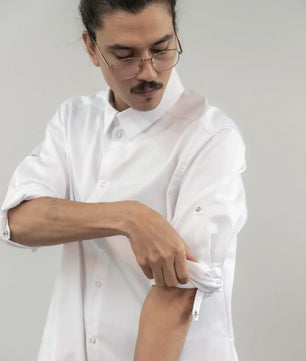 Camisa Bistró Unisex Blanca