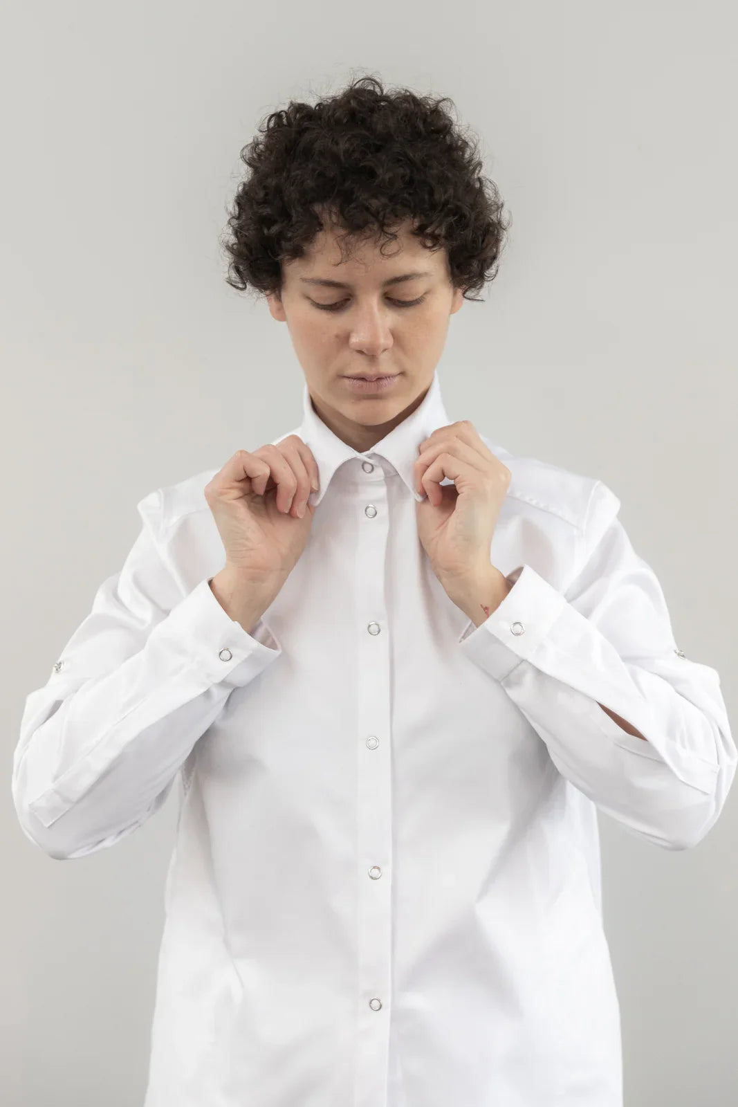 Camisa Bistró Unisex Blanca