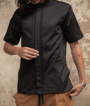 Camisa de Trabajo Esencial Negra