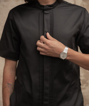 Camisa de Trabajo Esencial Negra