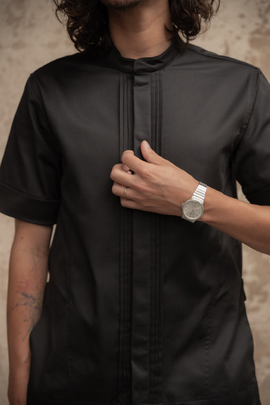 Camisa de Trabajo Esencial Negra