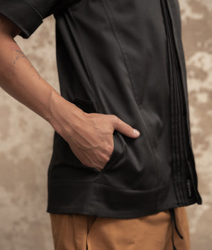 Camisa de Trabajo Esencial Negra