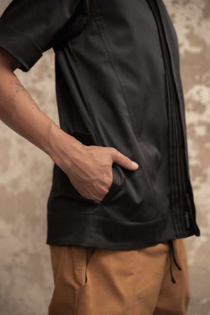 Camisa de Trabajo Esencial Negra