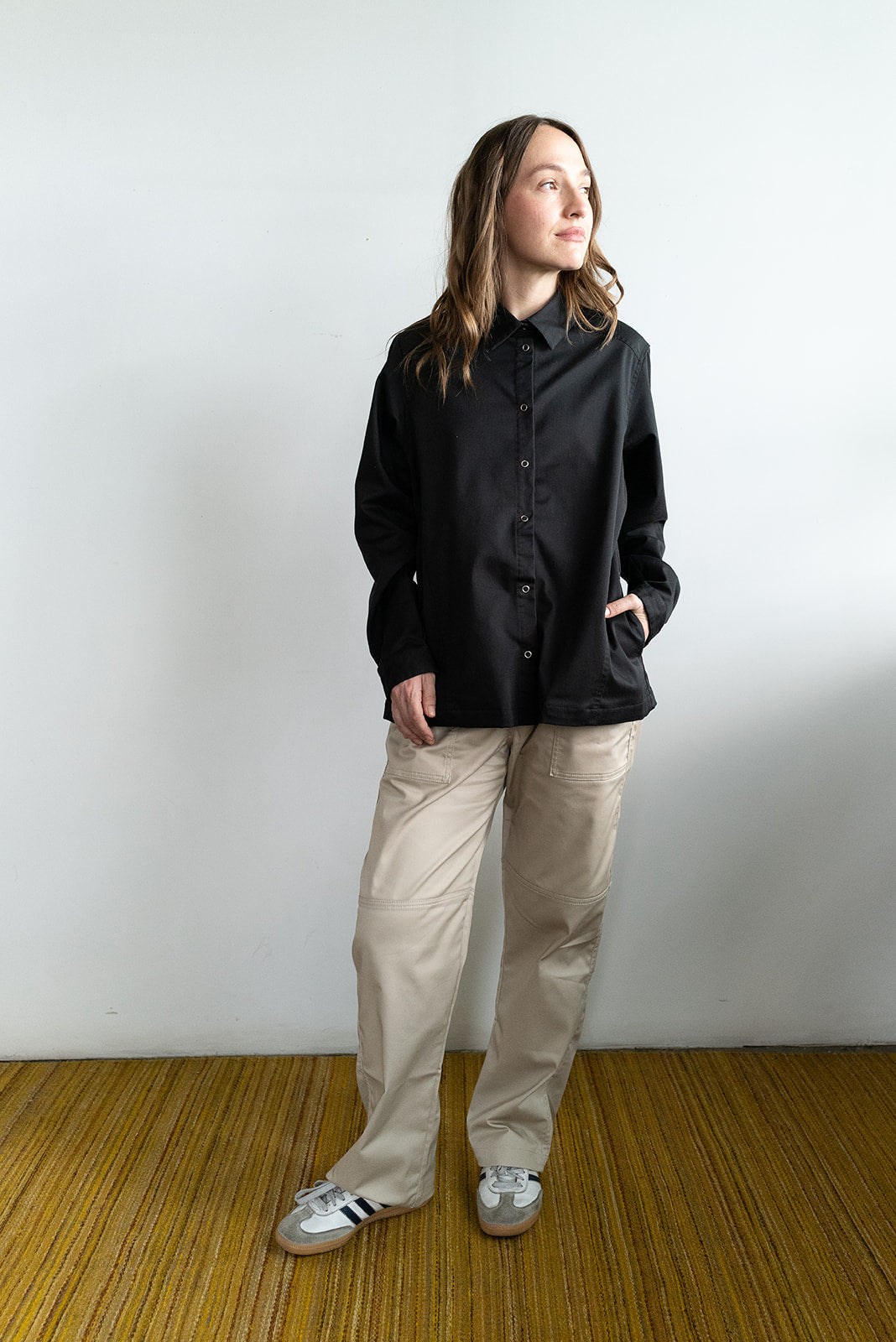 Camisa Bistró Unisex Negra