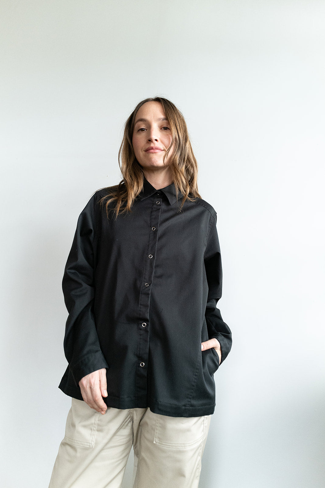 Camisa Bistró Unisex Negra