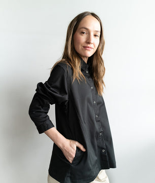 Camisa Bistró Unisex Negra