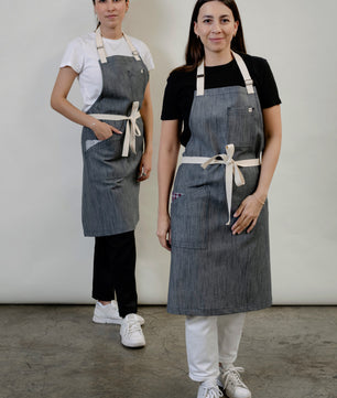 Mandil Mezclilla Indigo Jaspe
