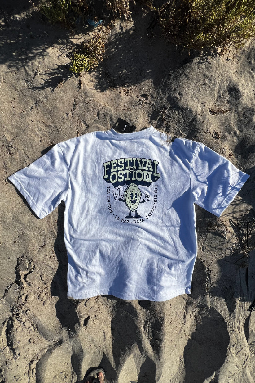 T-Shirt Blanca – Edición Oyster Fest