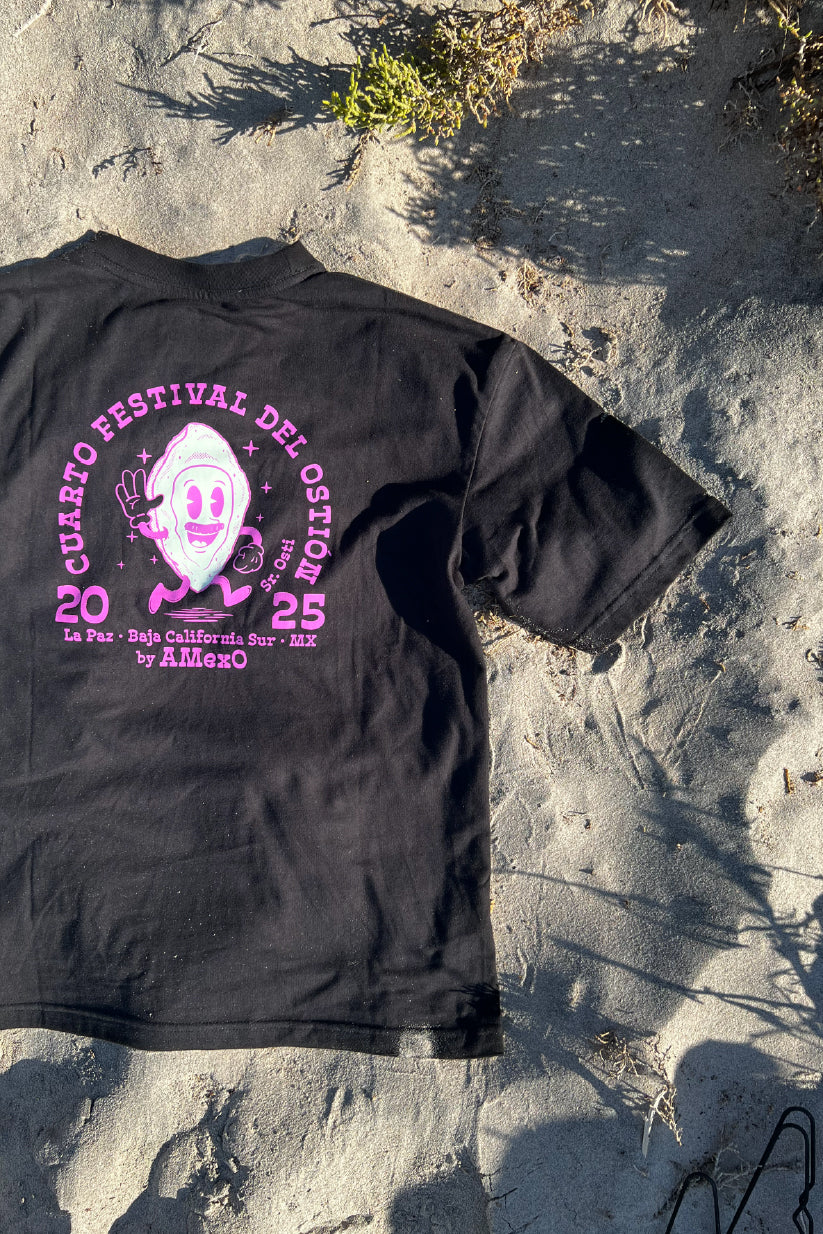 T-Shirt Negra – Edición Oyster Fest