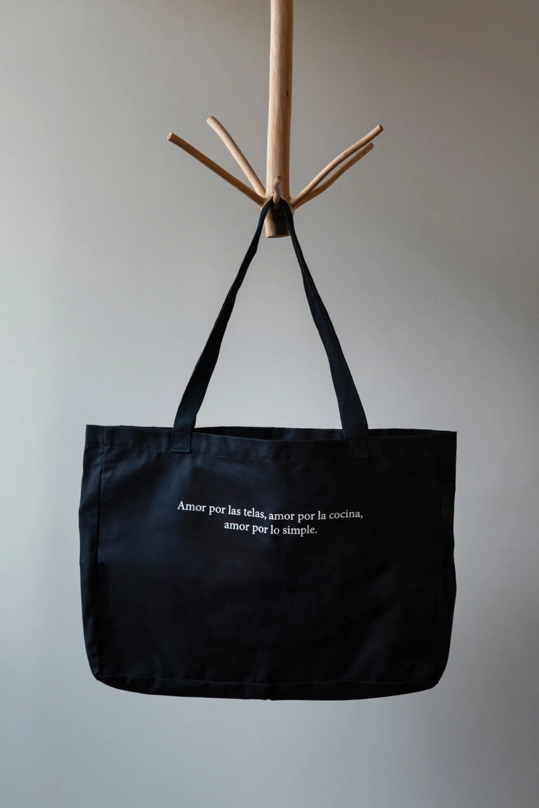 Gray tote sales bag