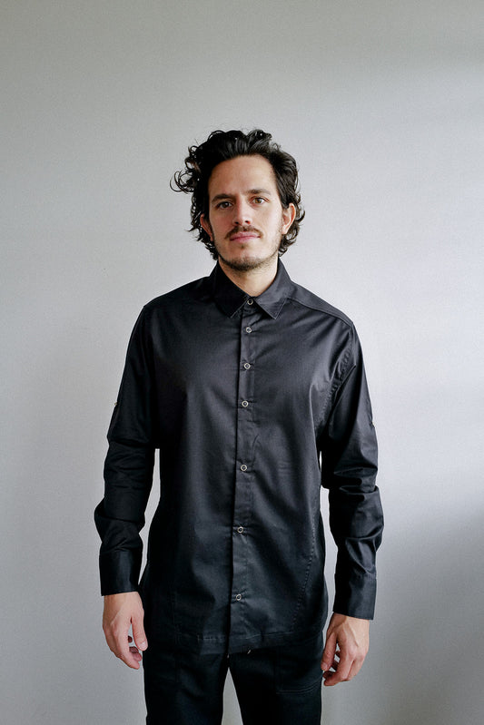 Camisa Bistró Unisex Negra