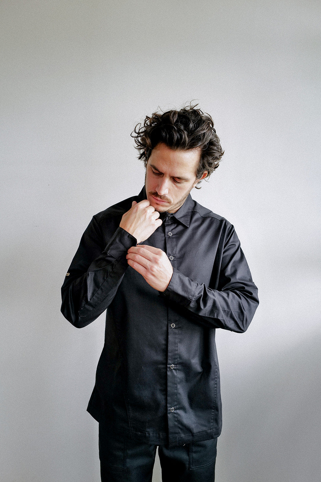 Camisa Bistró Unisex Negra