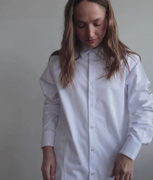 Camisa Bistró Unisex Blanca