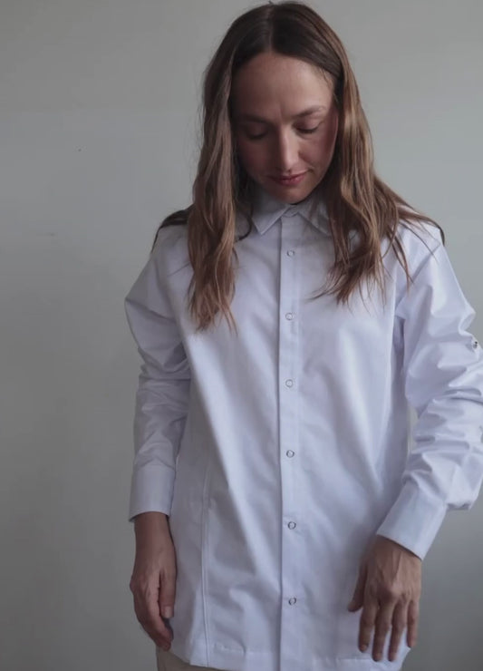 Camisa Bistró Unisex Blanca